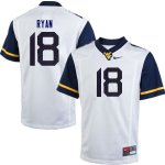 Men's West Virginia Mountaineers NCAA #18 Sean Ryan White Authentic Nike Stitched College Football Jersey YT15E88EC